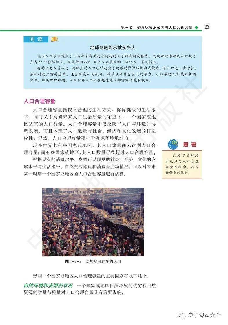 2026中圖版高中地理必修二電子課本(新教材高清PDF版)