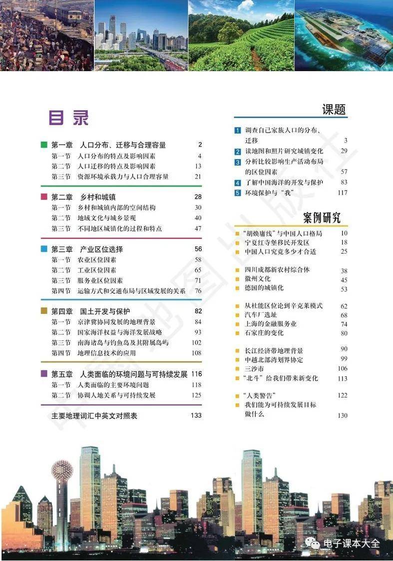 2026中圖版高中地理必修二電子課本(新教材高清PDF版)