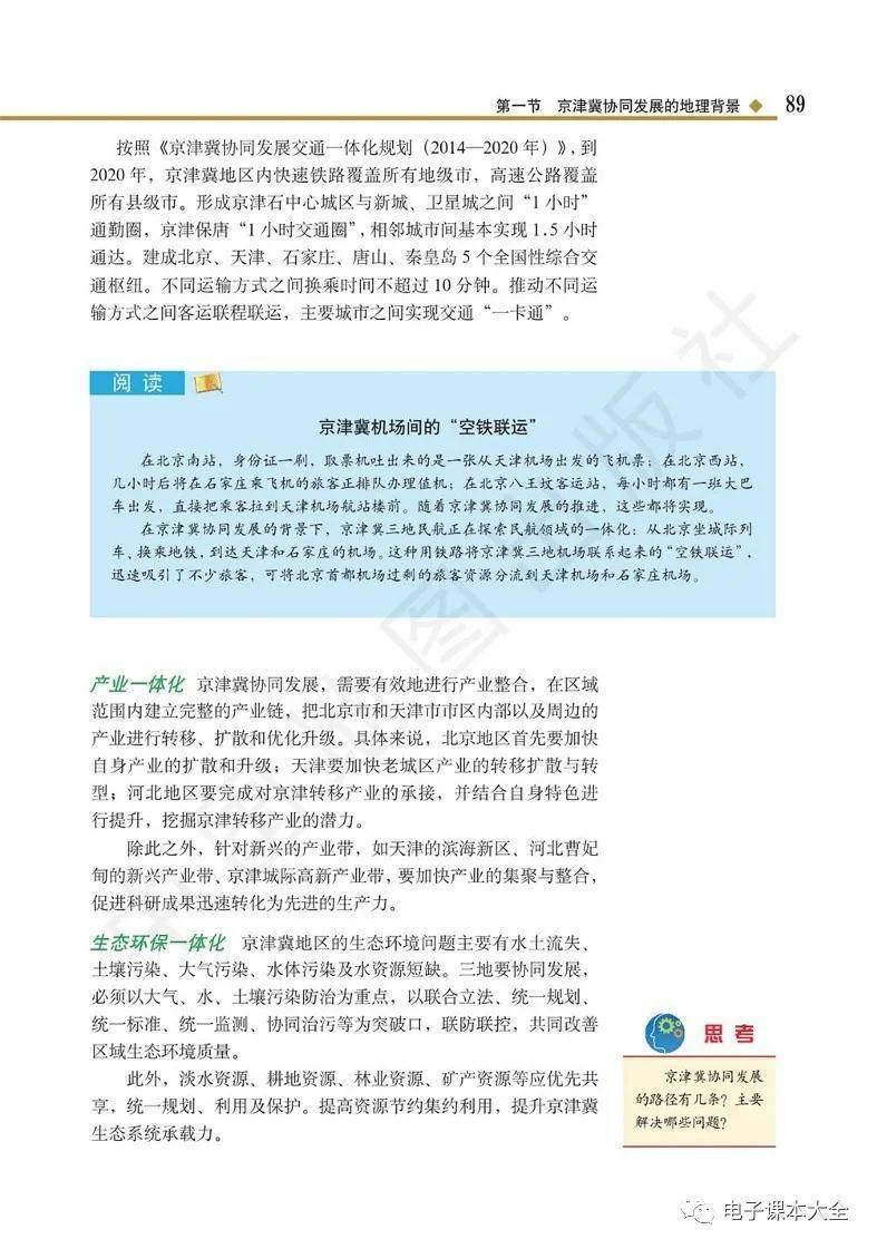 2026中圖版高中地理必修二電子課本(新教材高清PDF版)