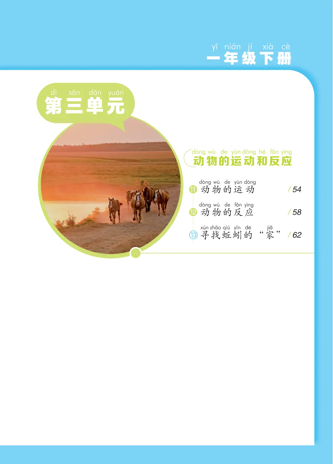 2026青島版一年級(jí)科學(xué)下冊(cè)電子課本(PDF高清版新教材)