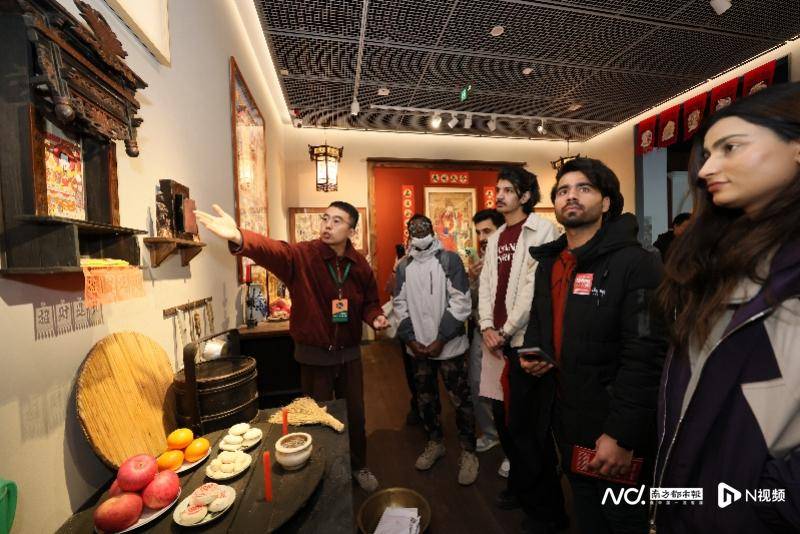 馮驥才博物館新春非遺活動：讓留學(xué)生感受中國年味兒