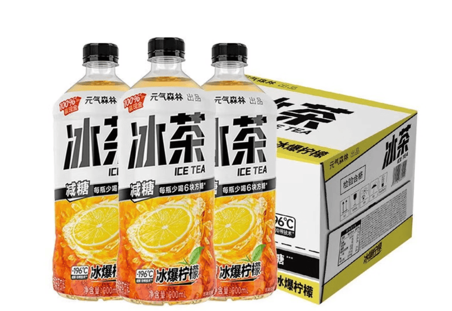 春節(jié)飲料貨架傳統(tǒng)與新興并行，元氣森林冰茶進入Z世代春節(jié)購物單