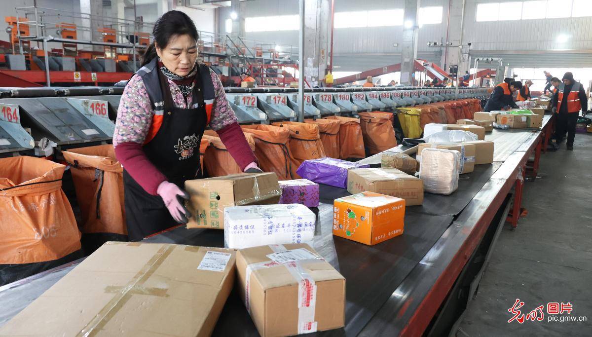 物流快遞“加速度”托穩(wěn)新春“幸福年”