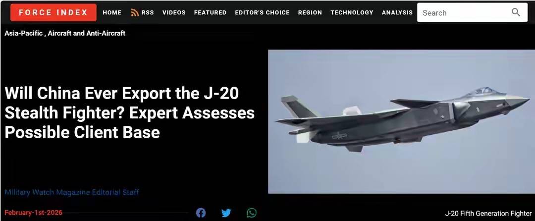 原創(chuàng)殲-20也要擺上貨架了？一旦出口就是降維打擊，首個(gè)買家大概來自非洲