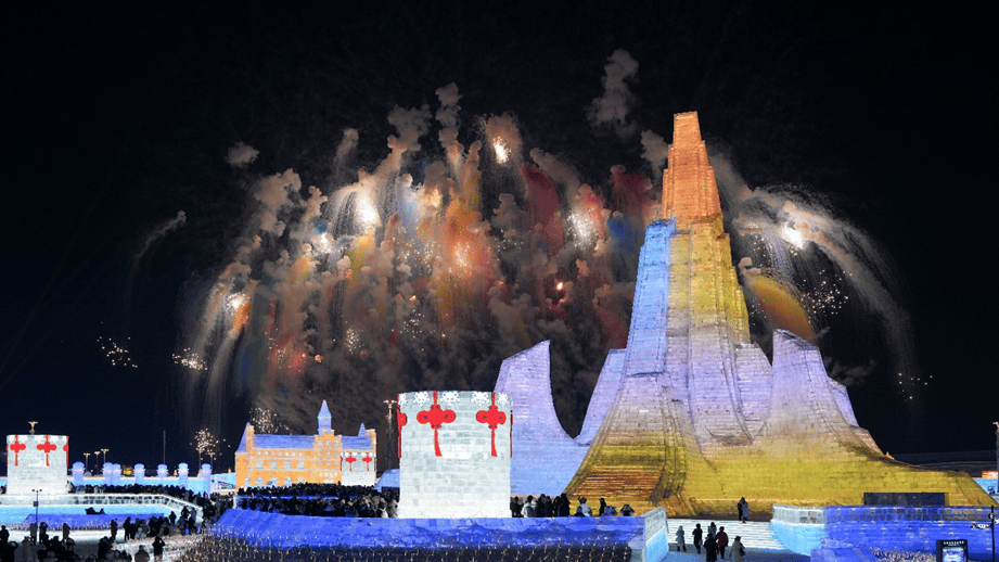 哈爾濱春節(jié)煙花秀+演出日程，收藏別錯過