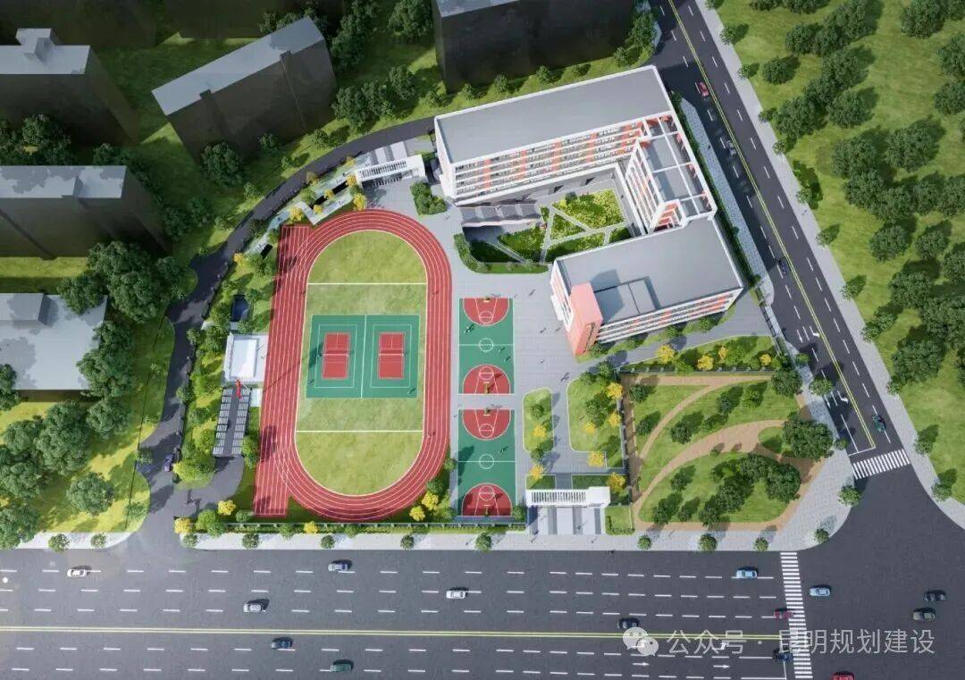 昆明這里將新建一所15班中學(xué)，位置在→