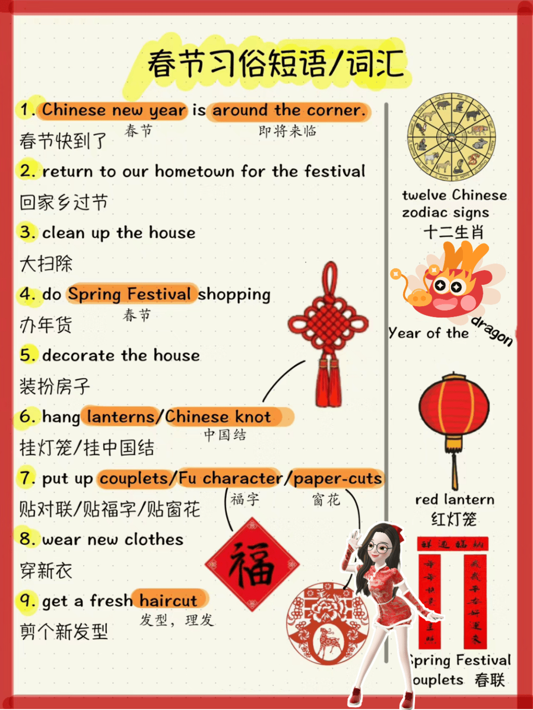 年味 + 英語雙豐收｜小學生也能看懂：春節(jié)動畫合集