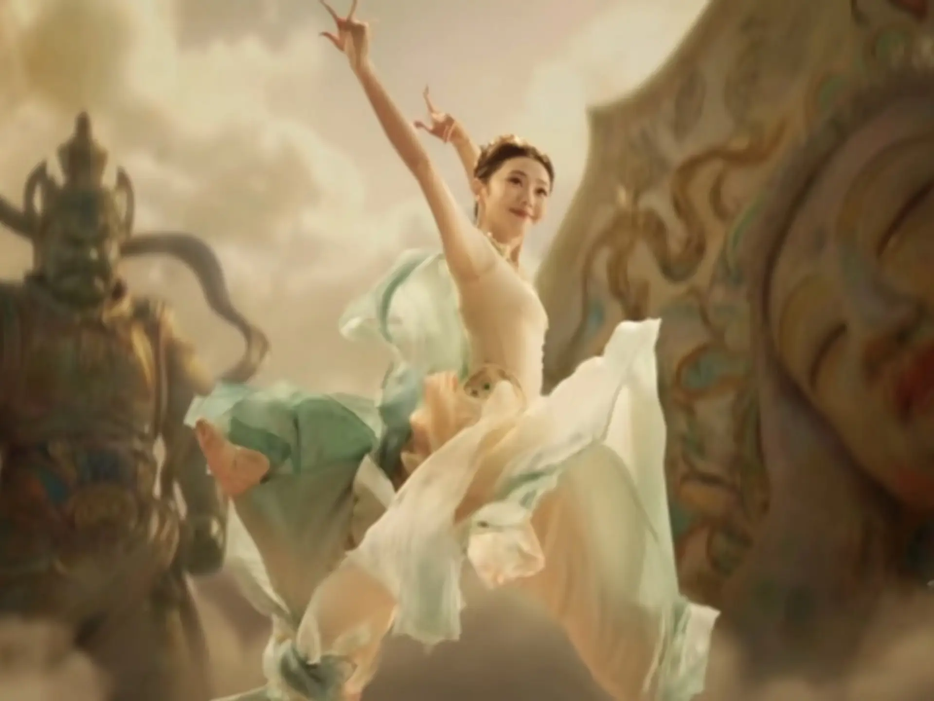 原創(chuàng)劉浩存春晚兩段舞蹈太驚艷了！曼妙身姿翩若驚鴻婉若游龍