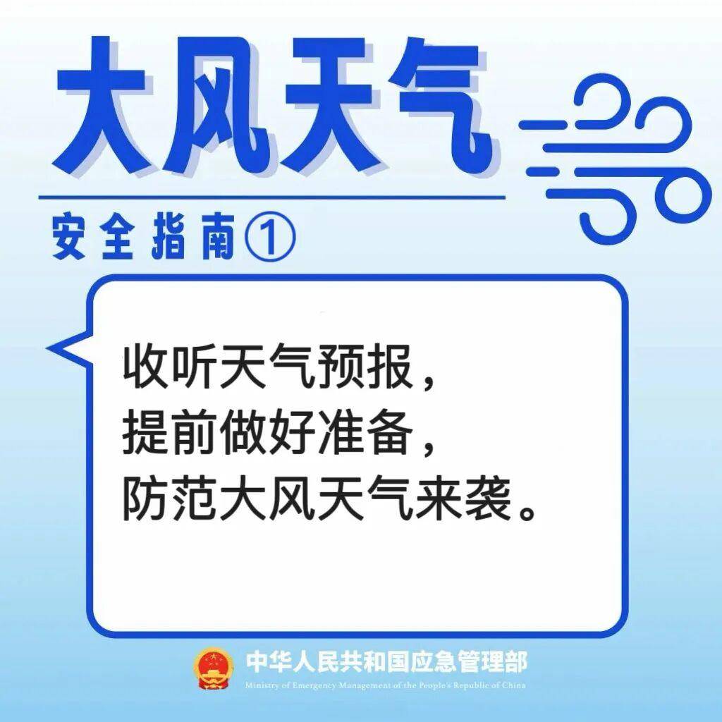 安全提示 | 大風(fēng)天氣，這份安全防御指南請(qǐng)收藏→