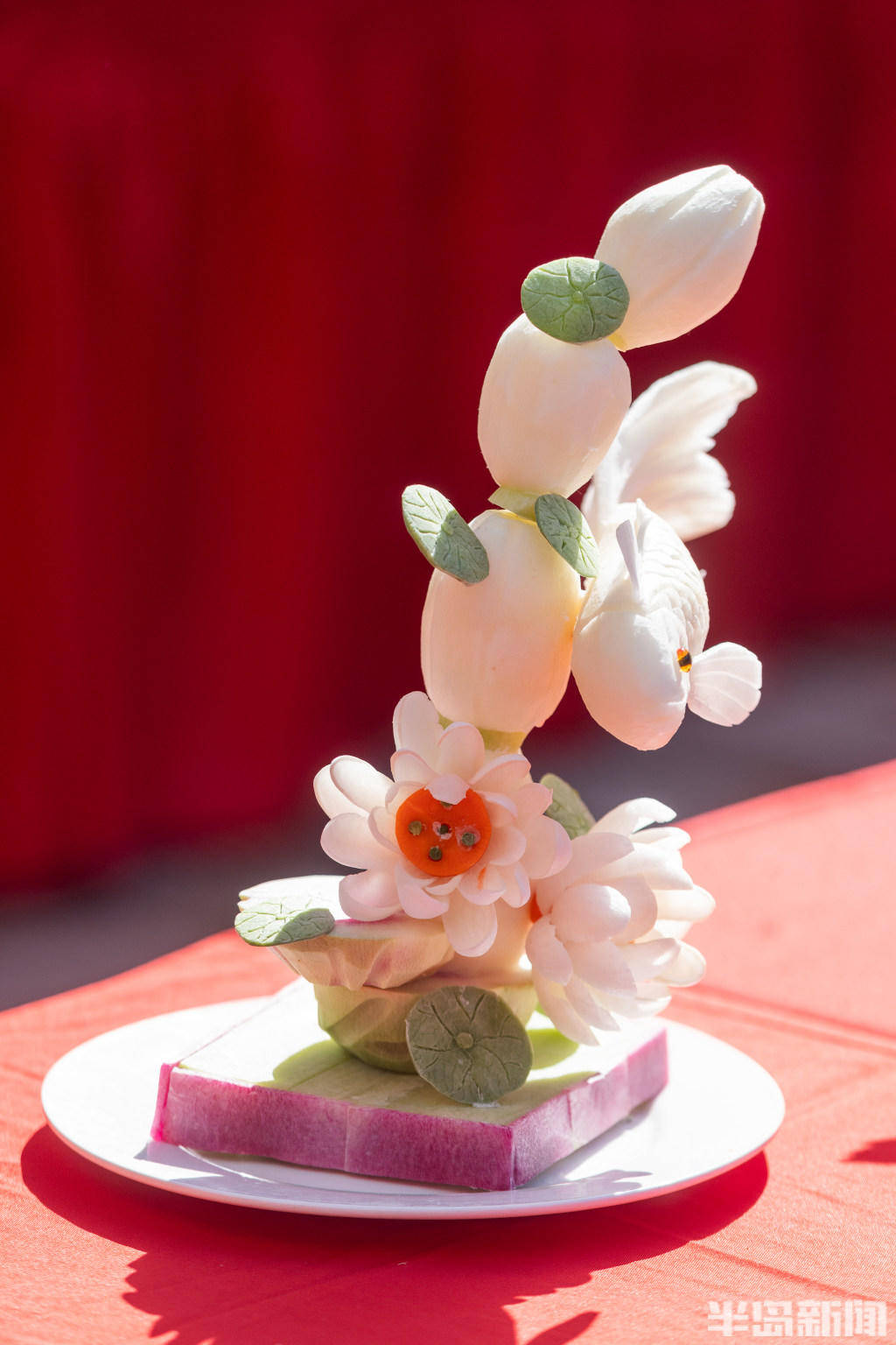 蘿卜雕刻，大開眼界！