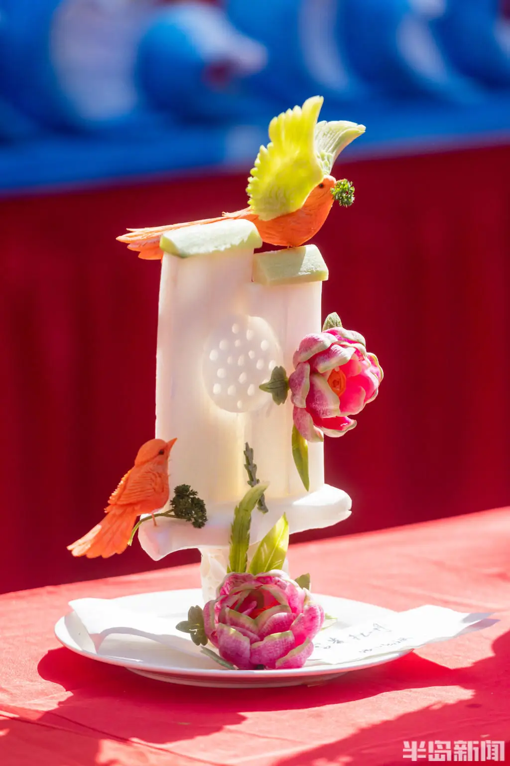 蘿卜雕刻，大開眼界！