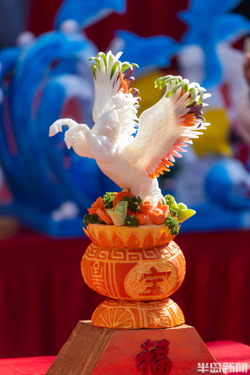 蘿卜雕刻，大開眼界！