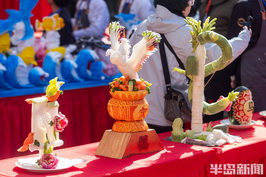 蘿卜雕刻，大開眼界！