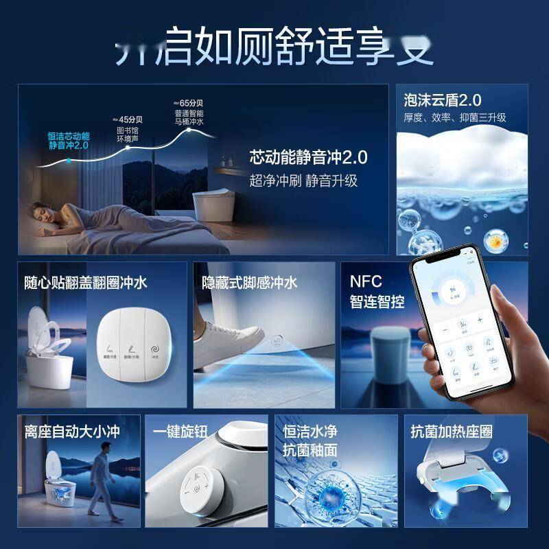 原創(chuàng)恒潔輕智能馬桶：衛(wèi)浴升級(jí)的優(yōu)雅解決方案