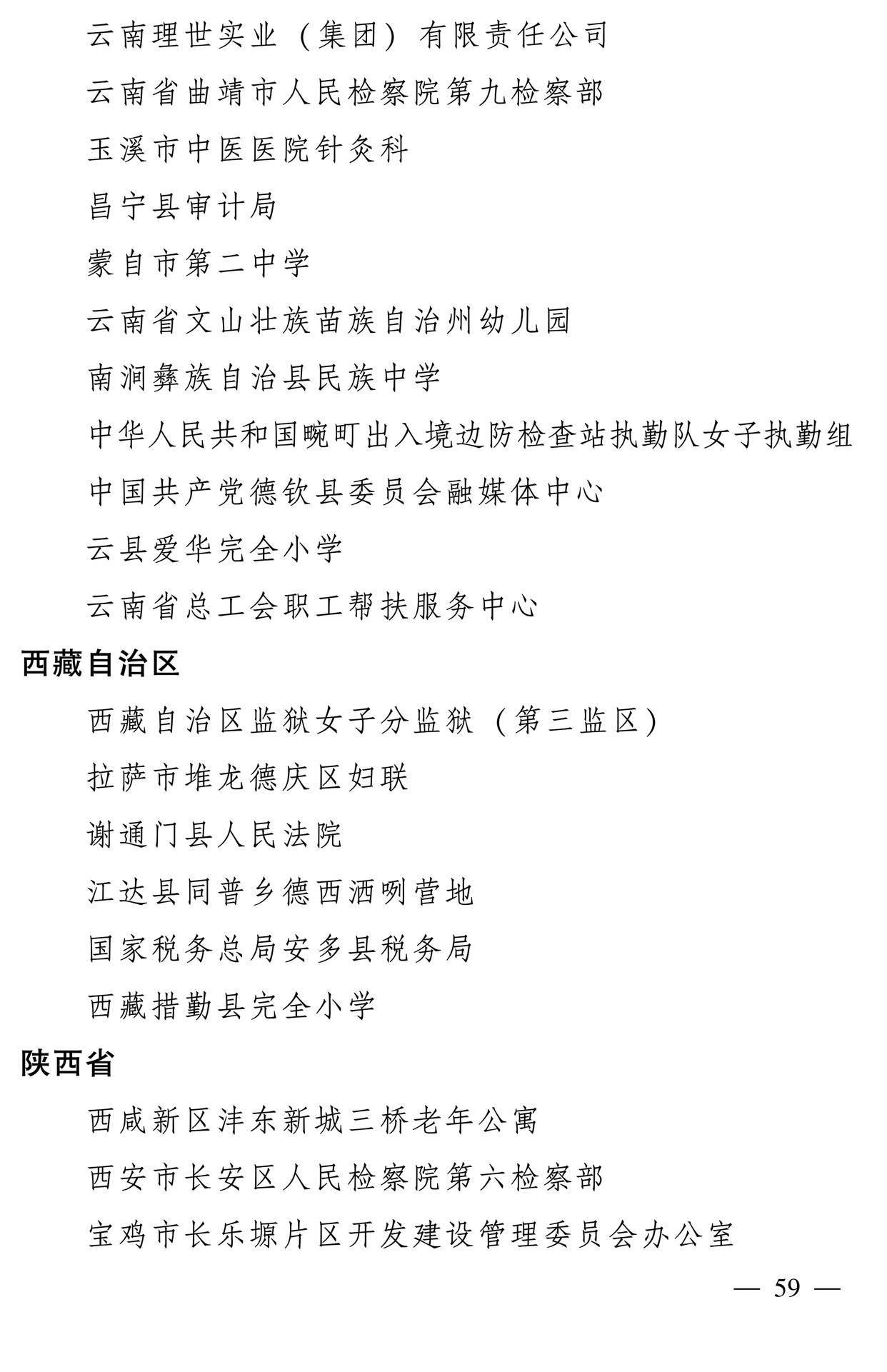 598名女性獲全國三八紅旗手稱號，全名單如下