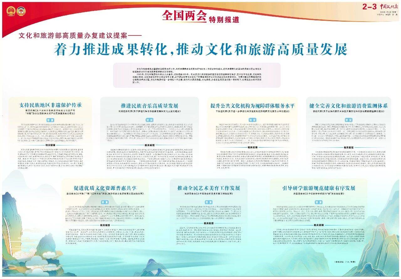文化和旅游部高質(zhì)量辦復(fù)建議提案——著力推進(jìn)成果轉(zhuǎn)化，推動(dòng)文化和旅游高質(zhì)量發(fā)展