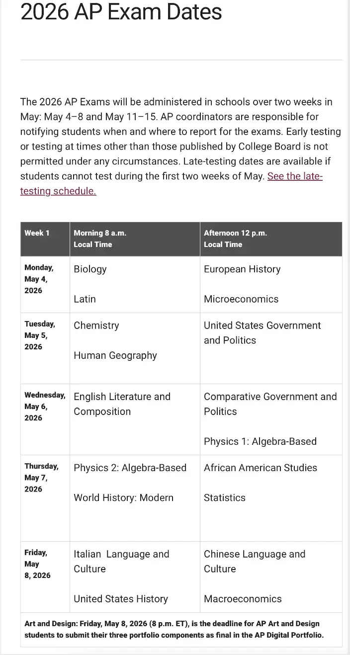 2026 AP大考倒計(jì)時(shí)：60天三輪復(fù)習(xí)法，速收藏！