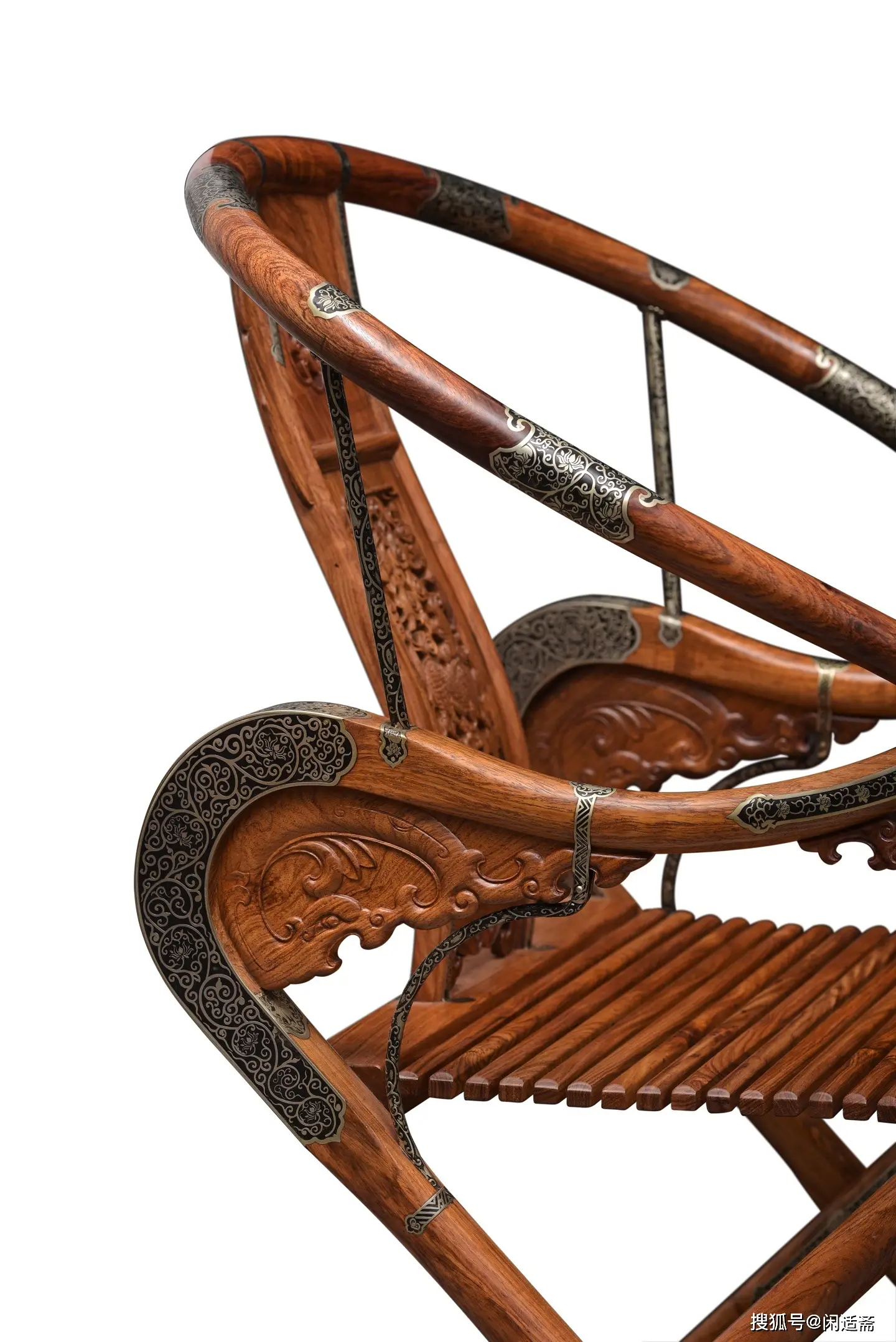 原創(chuàng)匠心造器，收藏珍品，黃花梨麒麟紋交椅