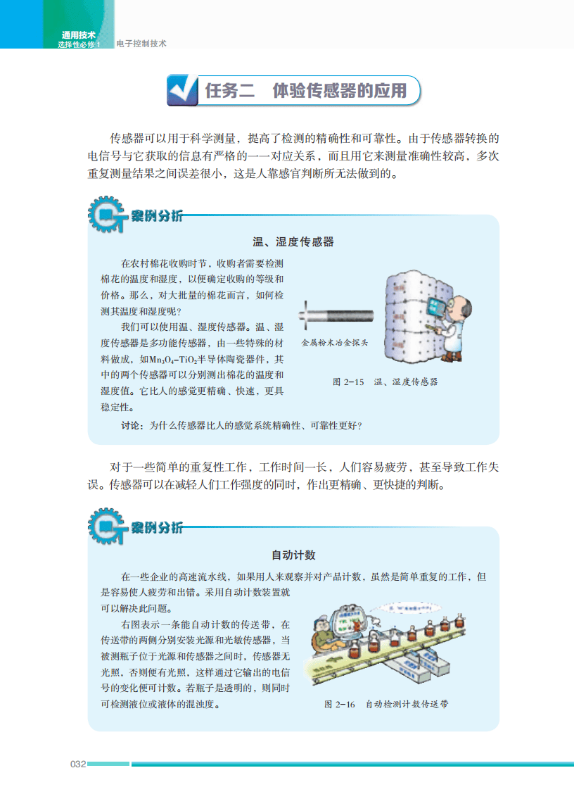 2026蘇教版高中通用技術(shù)選擇性必修1《電子控制技術(shù)》電子課本