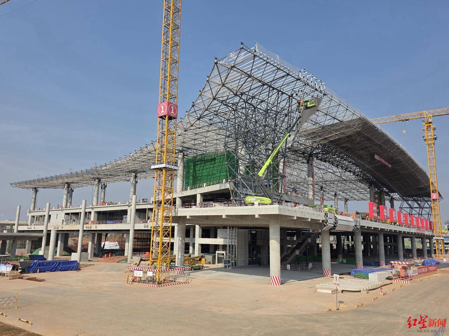 建設(shè)加速！成都十陵南站整體施工已進(jìn)入裝修階段