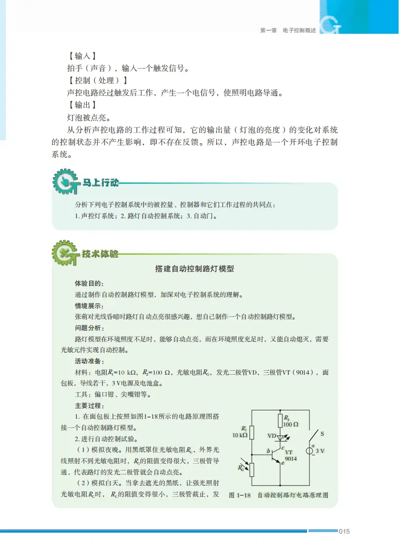 2026蘇教版高中通用技術(shù)選擇性必修1《電子控制技術(shù)》電子課本