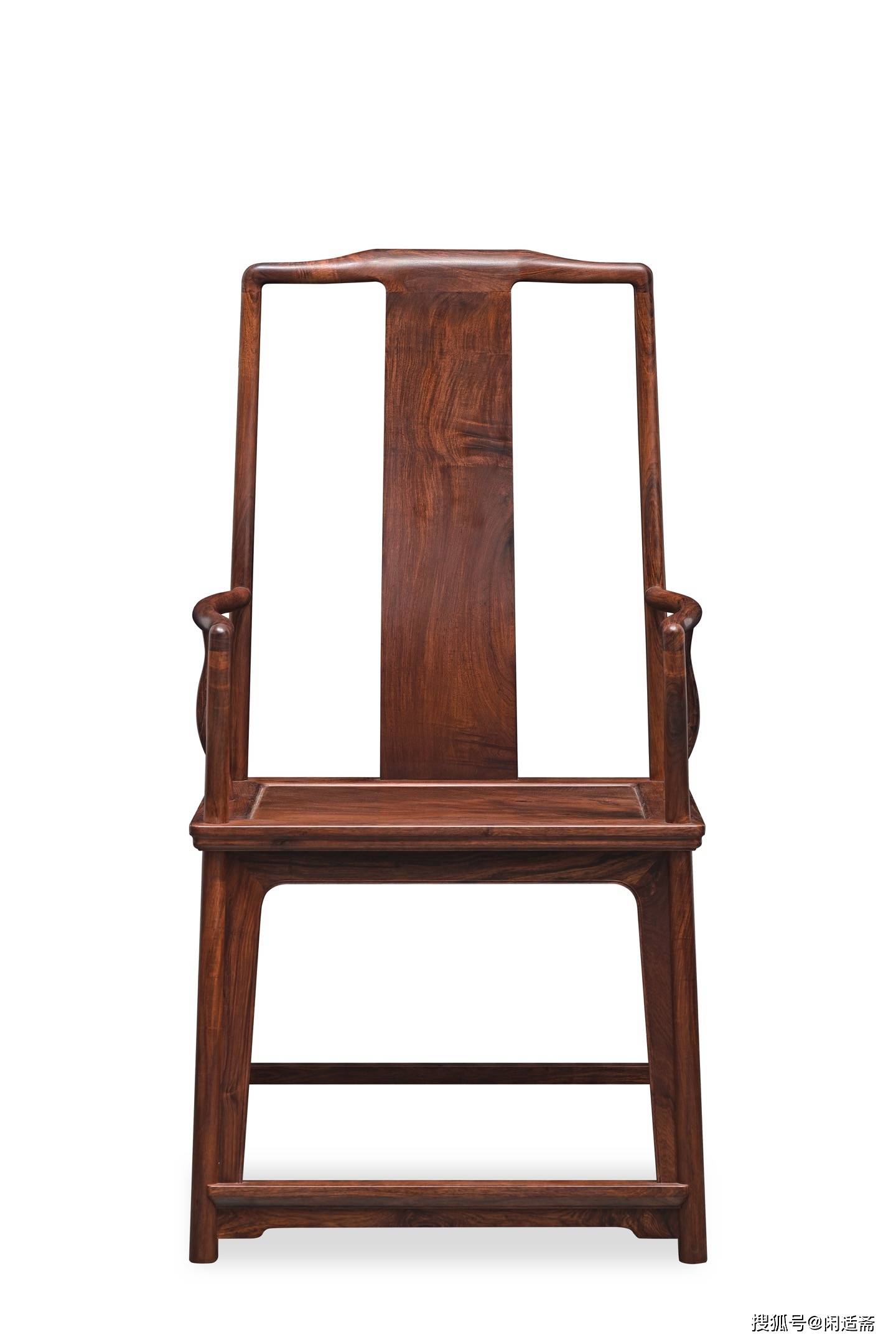 原創(chuàng)收藏級，明式文人雅器，黃花梨老料南官帽椅