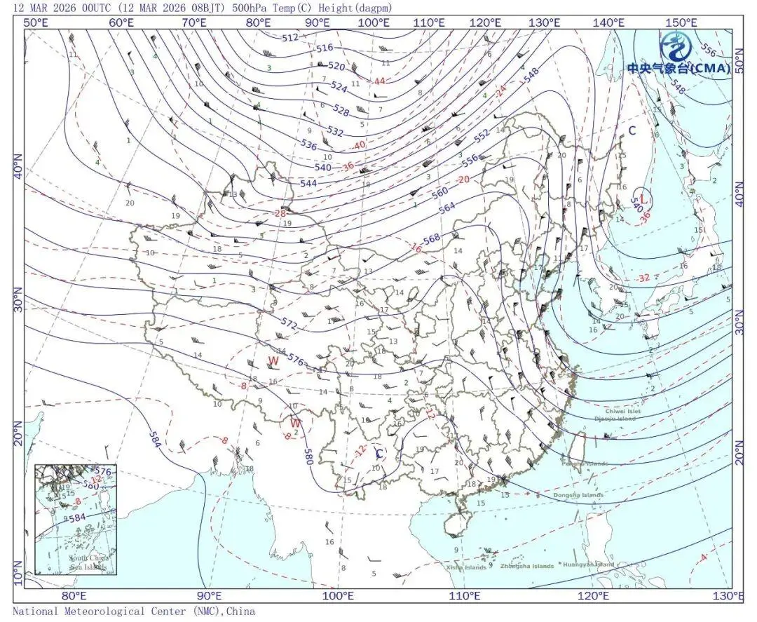 強冷空氣裹挾大風(fēng)沙塵快速向內(nèi)蒙古推進→