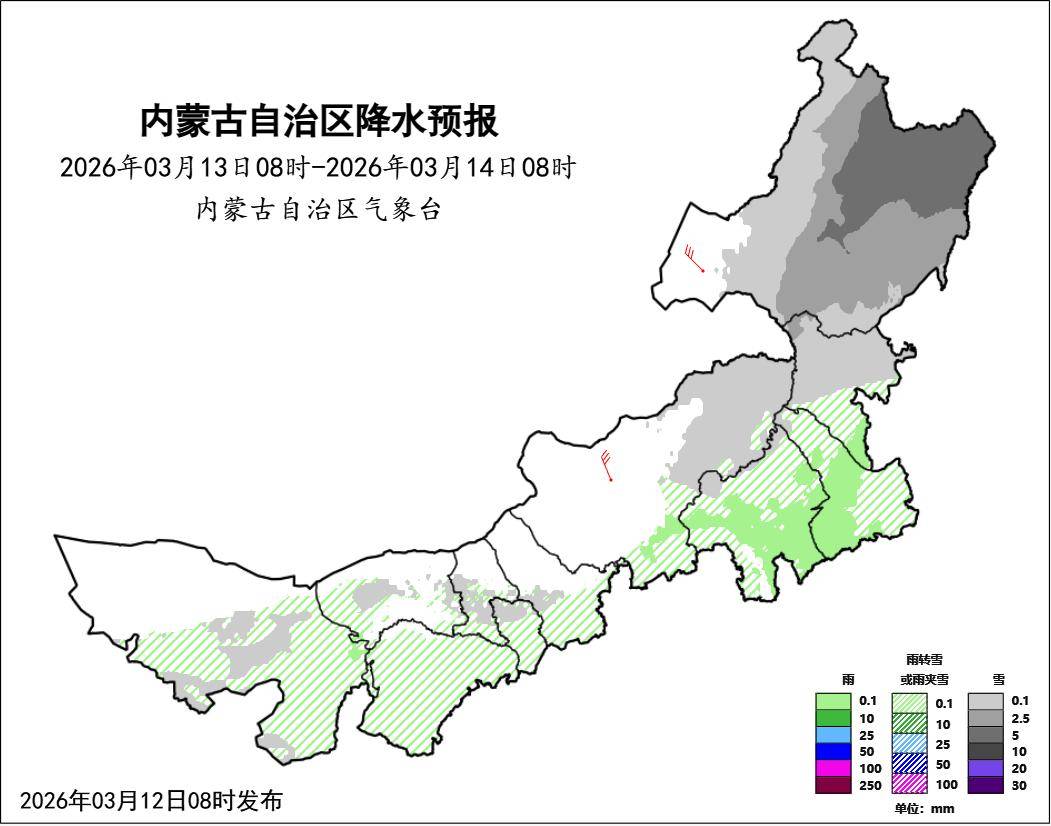 強冷空氣裹挾大風沙塵快速向內(nèi)蒙古推進→