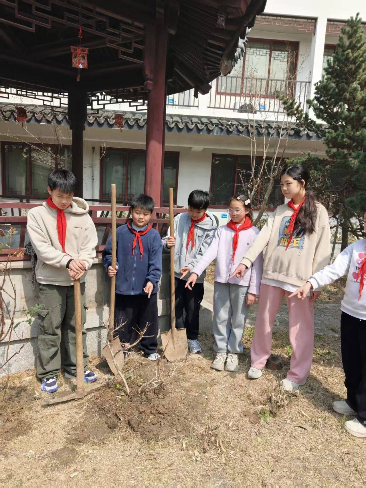 蘇州市山塘中心小學(xué)校開展植樹節(jié)活動