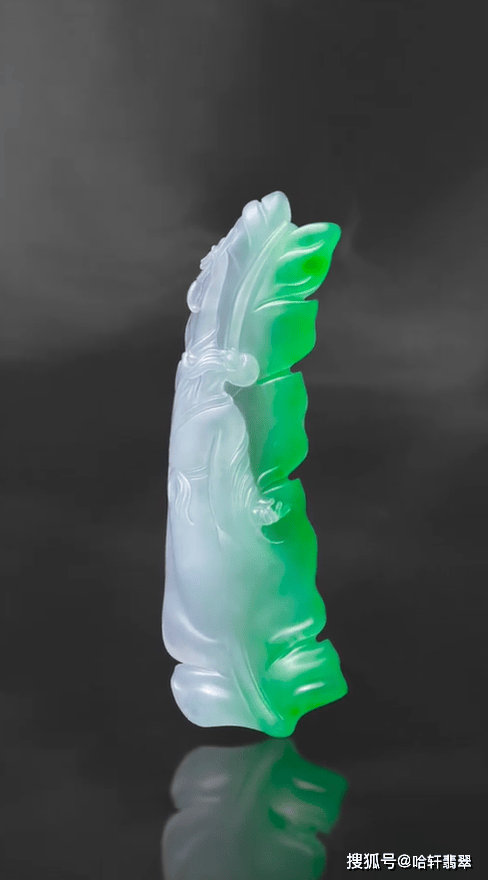 大餅原創(chuàng)翡翠欣賞：書法氣韻，懷素書蕉