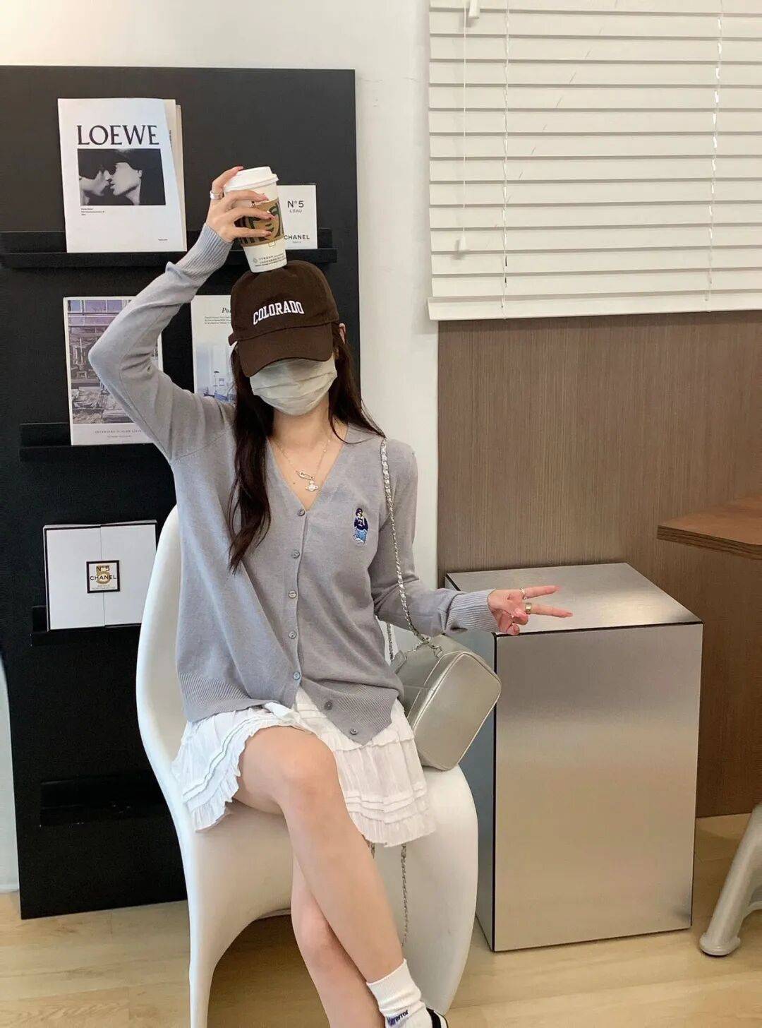 開春必備穿搭單品！刺繡小熊九色開衫29.9閉眼入啊~